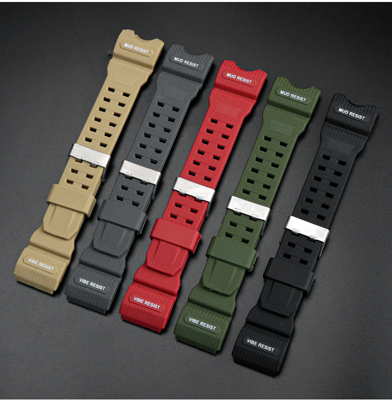 代用卡西欧g-shock手表带大泥王改装gwg1000配件树脂硅胶替换表带