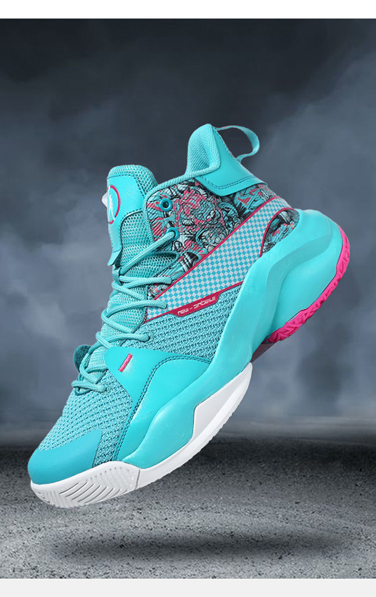 7篮球鞋男防滑耐磨驭帅11情侣运动鞋水花二代摩擦有声球鞋白色1180