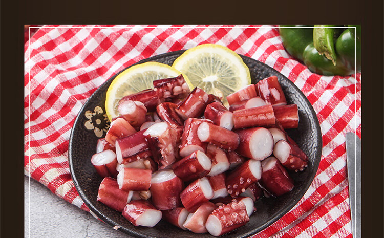 康胜谊5斤章鱼小丸子材料章鱼粒商用冷冻八爪鱼足鱿鱼粒新鲜大阪烧