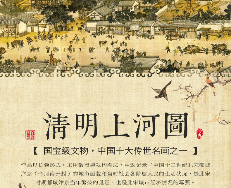 清明上河图十字绣蒙娜丽莎满绣客厅新款线绣钻石画24米白布满绣棉线