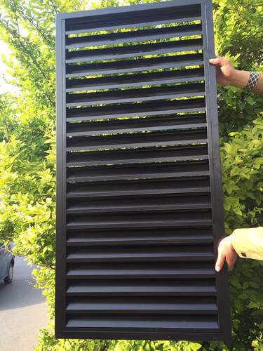 铝合金防雨百叶室外通风口防雨百叶窗防水百叶暖气罩地暖定做尺寸联系