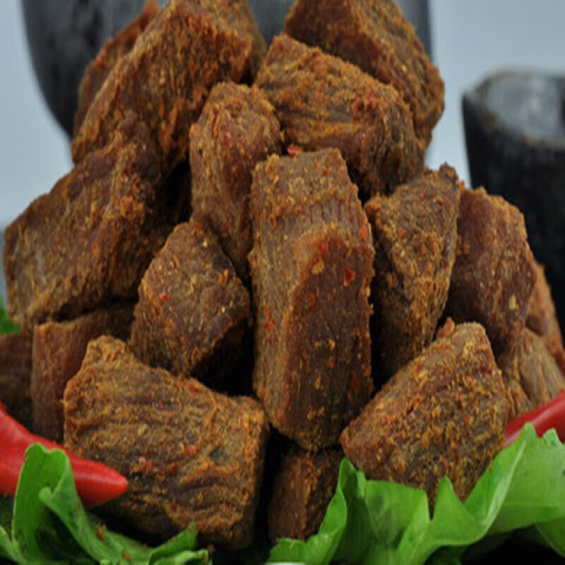 福建闽东特产福安穆阳烤肉猪肉干值装福安牧羊香辣450g5小包