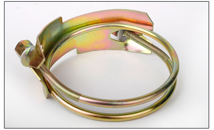 崇朝cz18寸强力老虎夹喉箍加厚双钢丝卡箍卡管夹水管涂塑水带接头抱箍