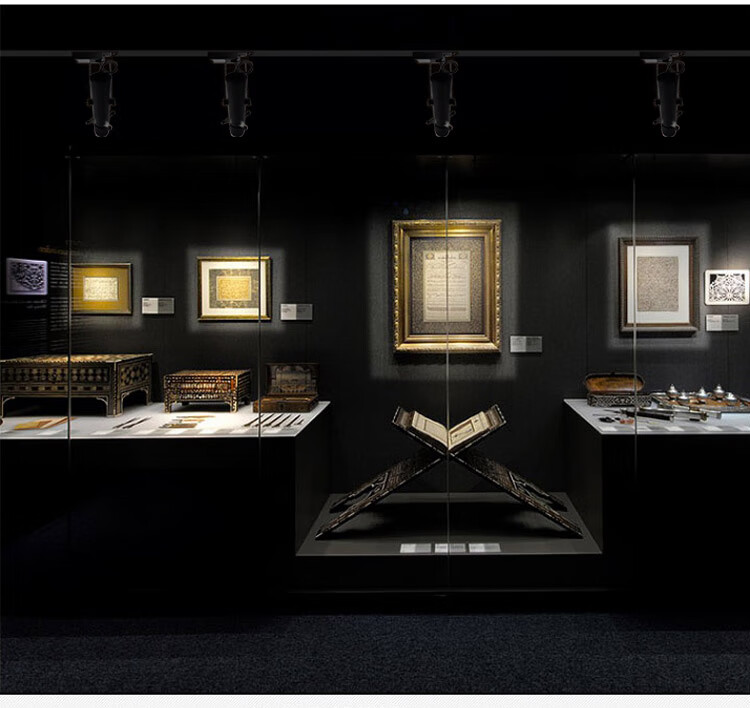 博物馆画廊美术字画灯书画调光展厅展览切光射灯轨道照画聚光截光玲珑