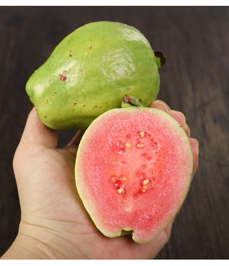 【】福建漳州软心红芭乐果红心番石榴水果新鲜香甜1-9斤装 净3斤【尝