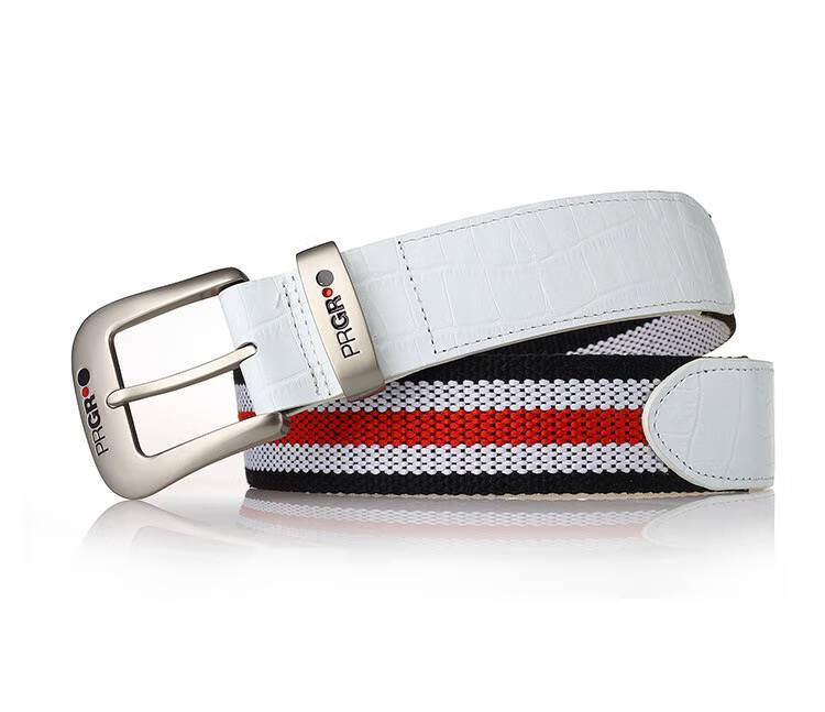 高尔夫腰带prgr高尔夫球裤腰带男士皮高尔夫皮带编织户外运动golf腰带