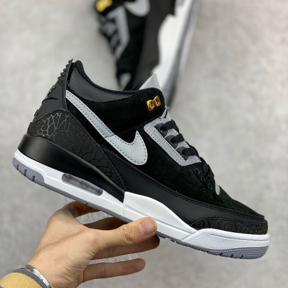 aj3反光黑水泥爆裂纹气垫板鞋 36【图片 价格 品牌 报价】-京东