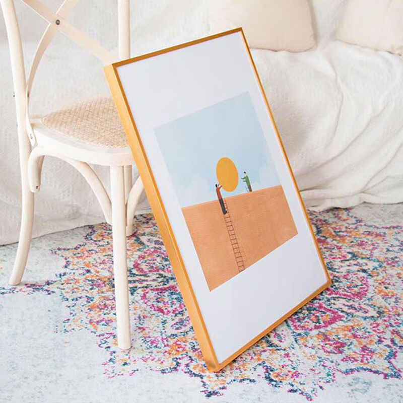 画框装裱 现代简约油画框数字油画框外框架窄边框可拆卸铝合金画框