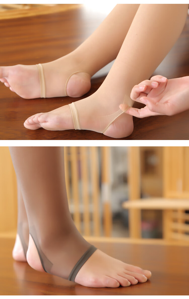 vknk日本韩国品牌高档女士丝袜香港潮牌新款连裤10d漏趾t档踩脚款露趾