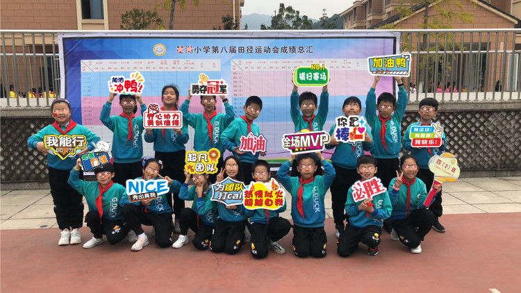 40cm拍照道具入场手持氛围啦啦队加油牌pvc 运动会yd17为团队打call