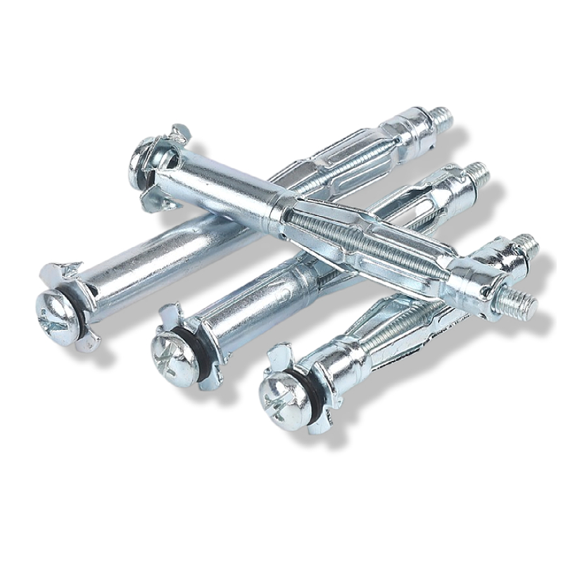 定制飞机石膏板膨胀螺丝空心砖专用膨胀螺栓空心墙膨胀螺丝中空壁虎管