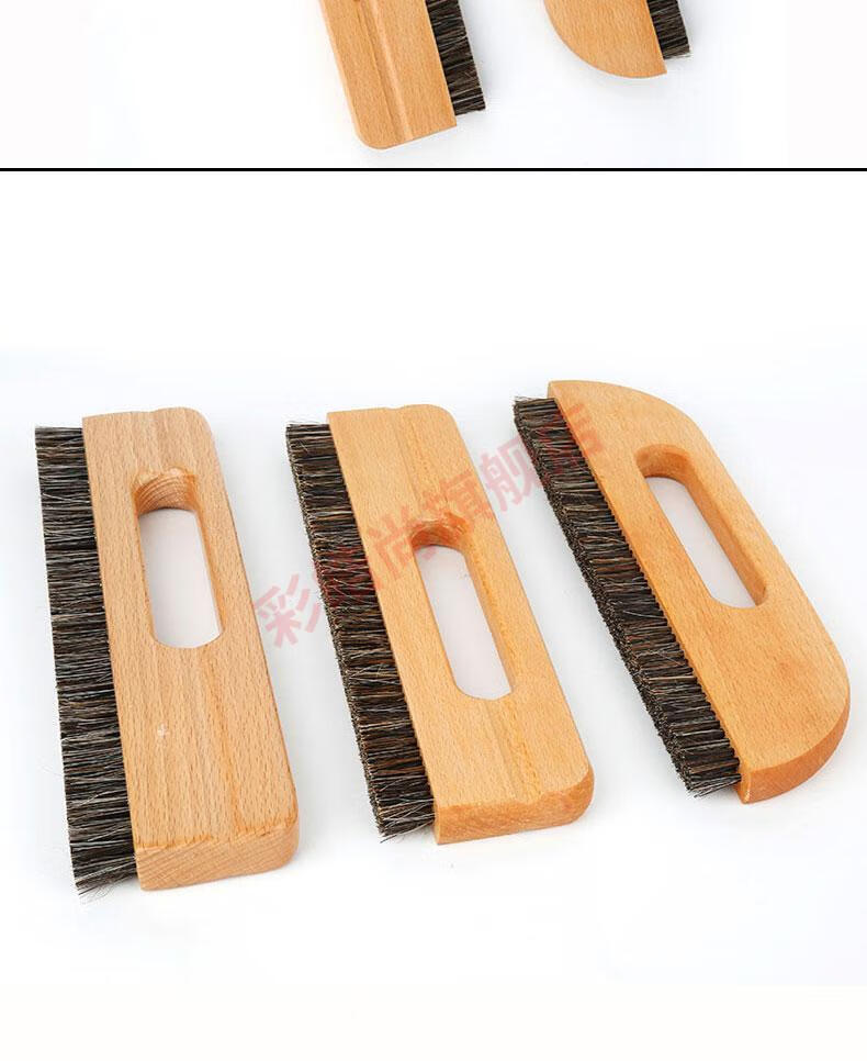 贴壁纸壁布壁画墙纸墙布专用施工工具马鬃毛短毛刷子加厚加密 c款4排