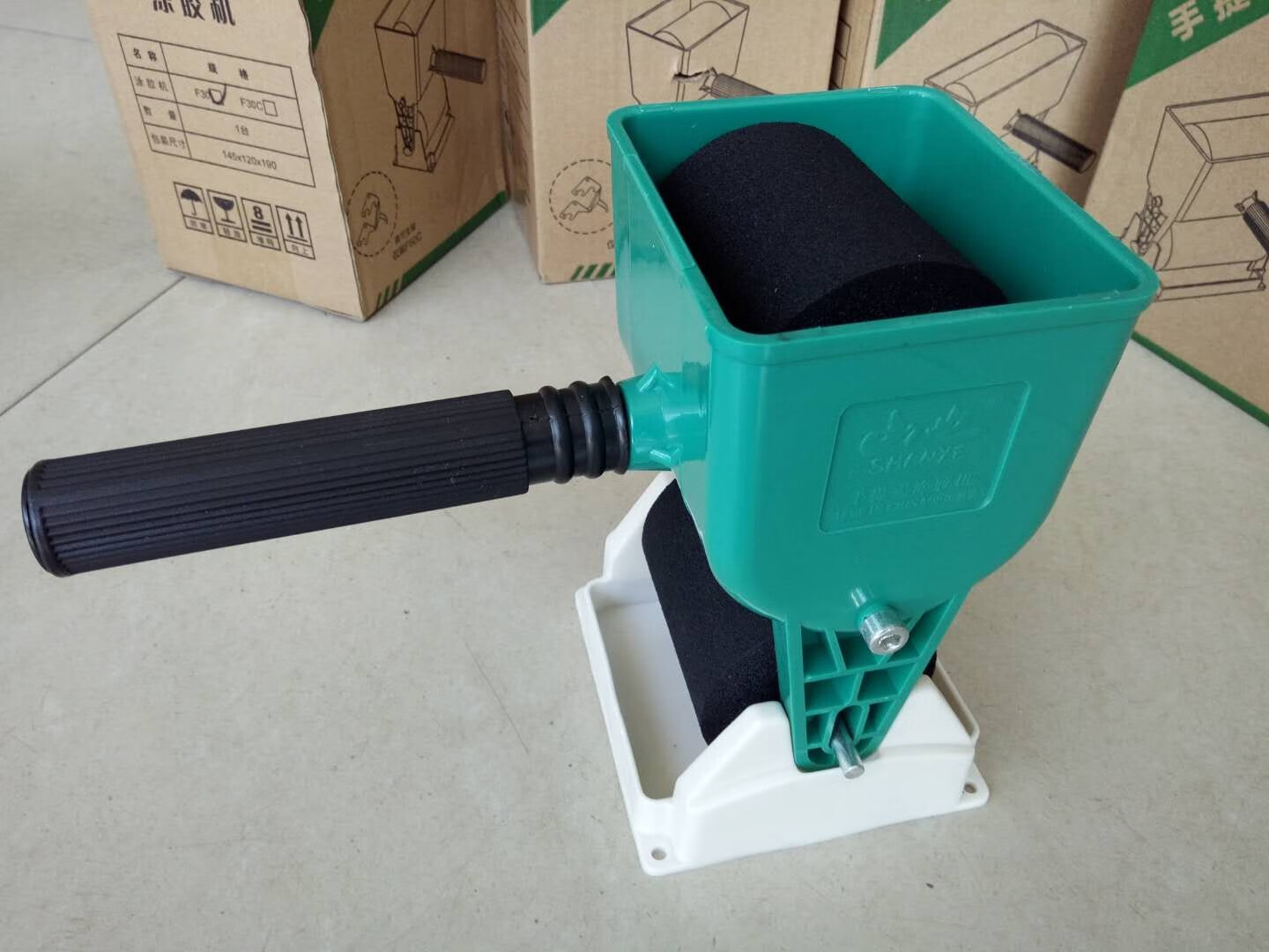 手动涂胶机 滚胶机木工手提滚筒刷涂胶器白乳胶刷胶滚筒木板刷胶机 10