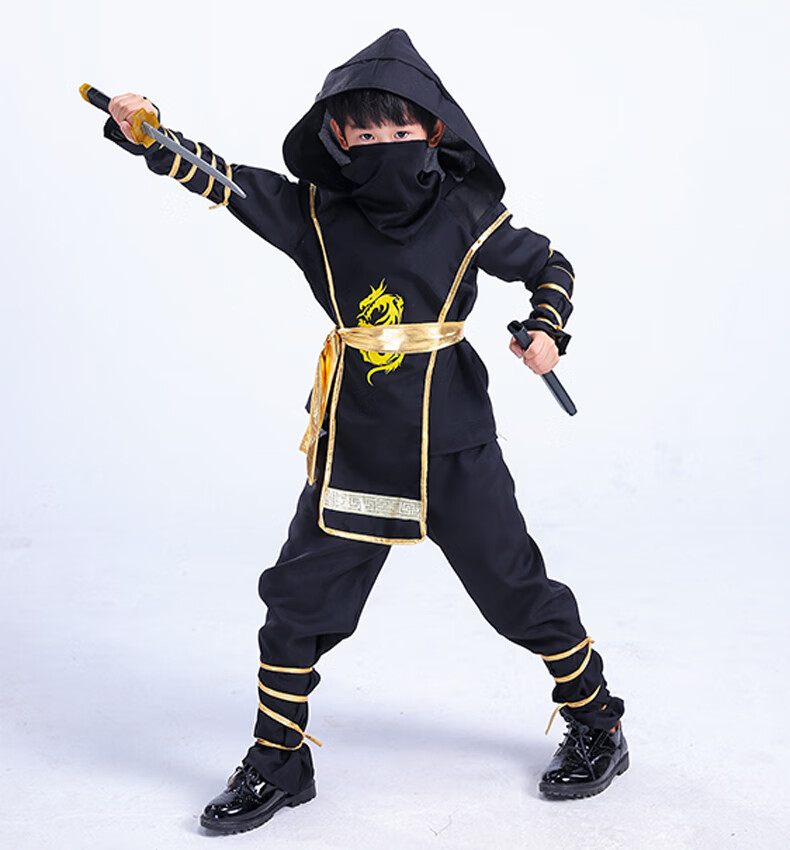 幻影忍者cos服装万圣节儿童服装男女孩幻影忍者cosplay套装化装舞幼儿
