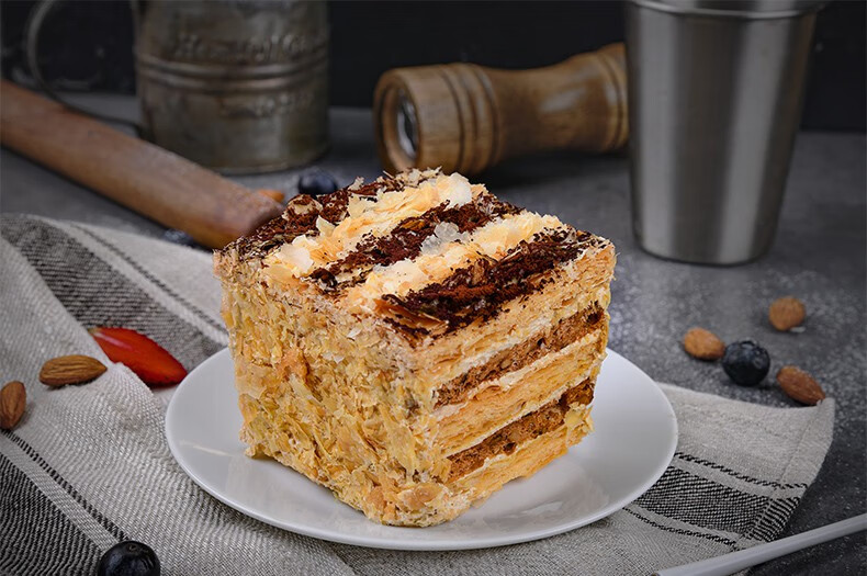 拿破仑蛋糕手工原味坚果千层酥网红西式糕点甜品下午茶 原味拿破仑150