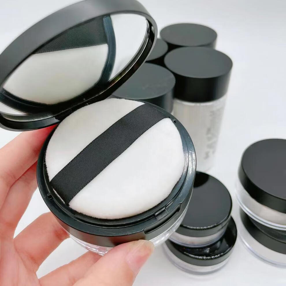 rmac美国黑胡椒无色散粉哑光雾面细腻控油持久烘焙定妆小样10g20g藕色