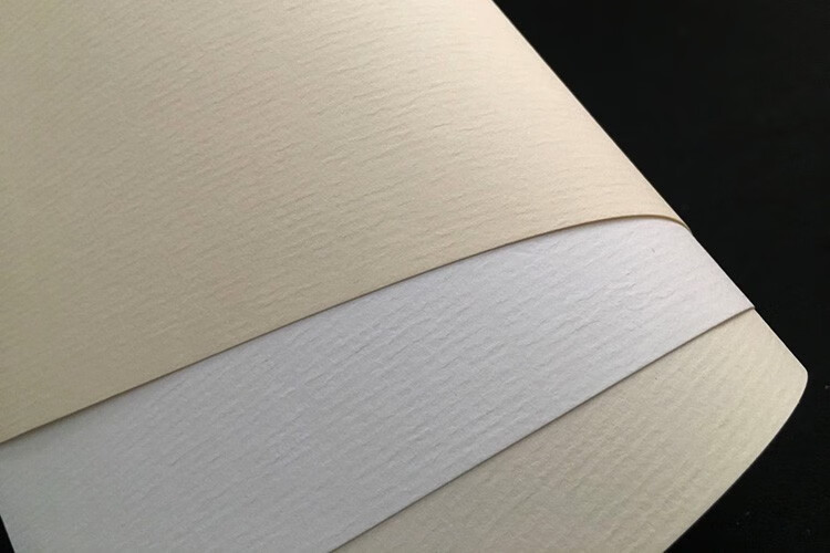 纸特种纸米黄厚卡纸压纹花纹纸激光名片目录封面请柬 a4 刚古 120g 奶