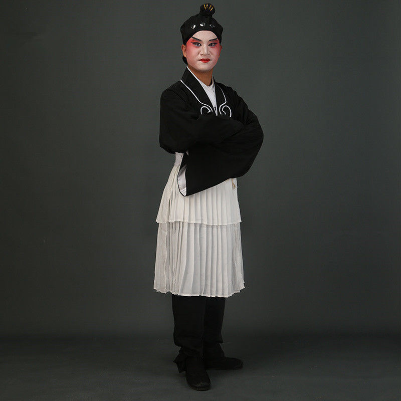 古代店小二演出服男戏曲服装全套戏装男唱戏服古装店小二小郎服小仓娃