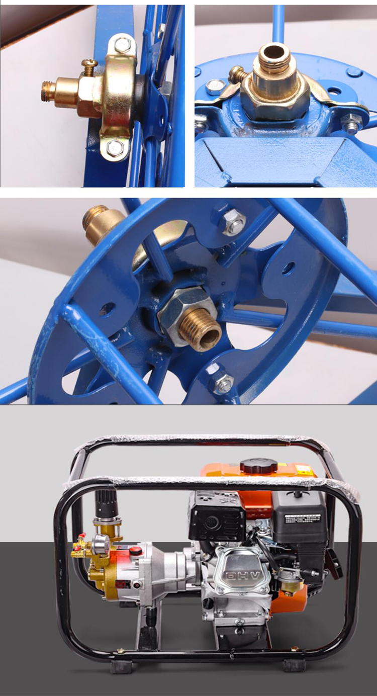 直销新款欧森裸机免黄油打药机三缸柱塞泵果园果树小型农药喷雾器欧森