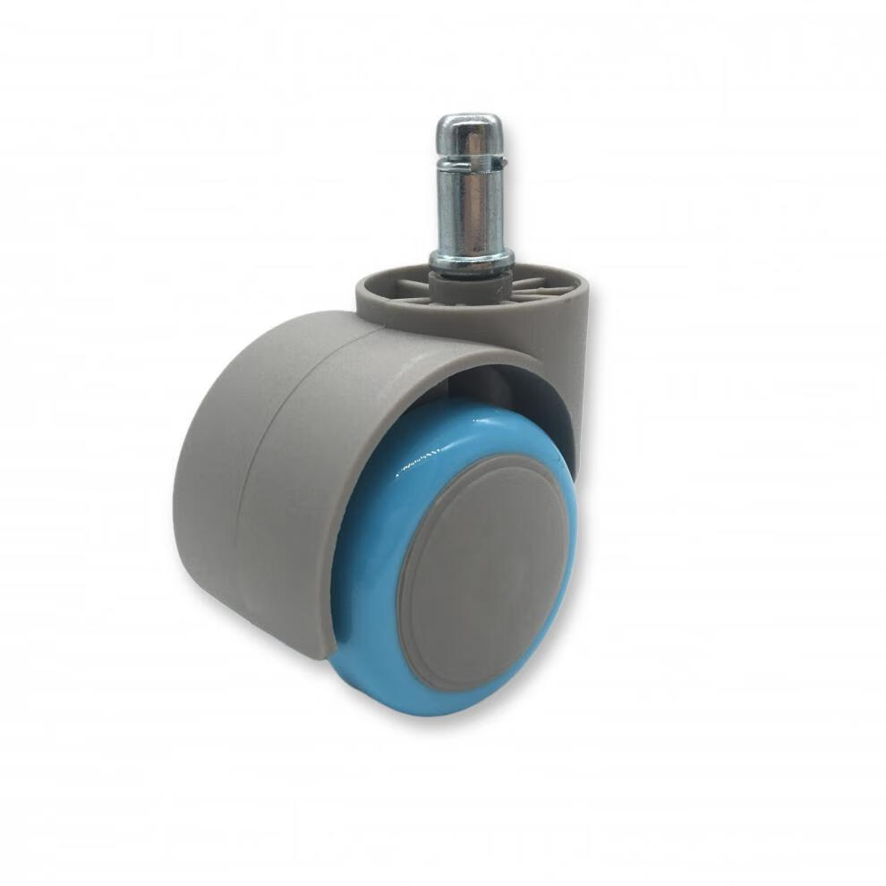 万向轮插入式 重力自锁轮卡簧万向轮式刹车轮子固定滑轮儿童学习椅