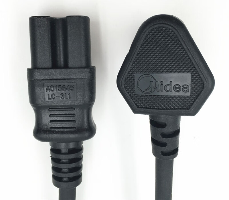 电饭煲电源线电压力锅配件豆浆机充电线电热水壶插头线连接线黑色平头