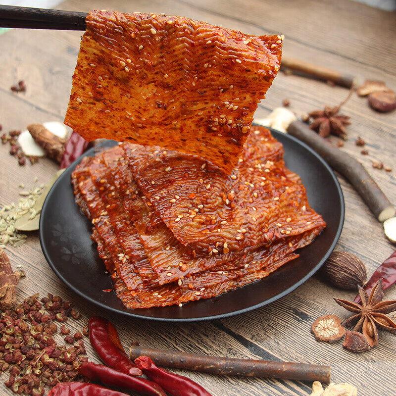 虎钢馋陕西大辣片手撕麻辣条手工老式自制辣条零食麻辣儿时手工豆皮