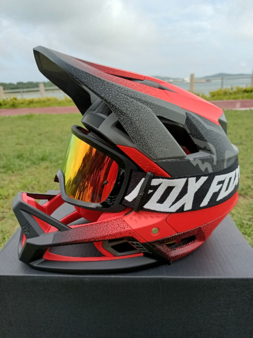 德国fox山地越野速降全盔泵道儿童平衡车proframe自行车头盔xcdh成人