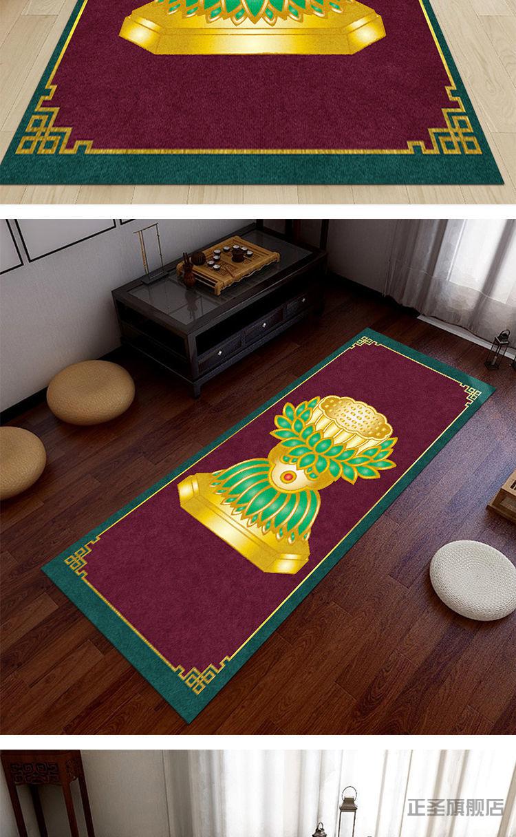 108拜地垫磕大头的拜垫家用四季款超顺滑跪打坐禅修忏拜垫助滑垫早晚