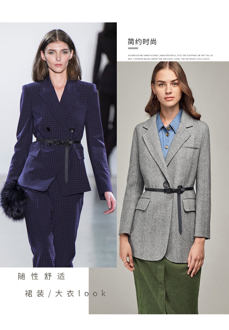 女款优质皮打结细腰带女生大衣装饰配裙子毛衣时尚百搭西装风衣小皮带