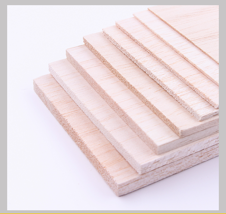 巴尔沙木飞机木板片 轻木板 轻木片模型材料diy手工制作航模板材 轻