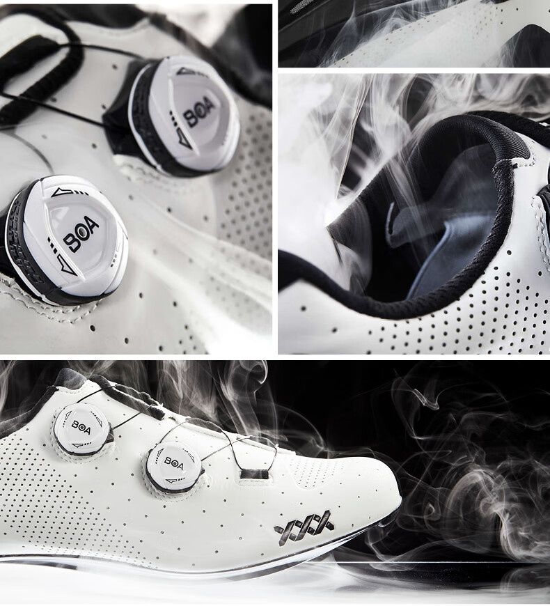 trek崔克bontrager xxx公路车自行车碳钎维锁鞋男女骑行鞋 白色 36