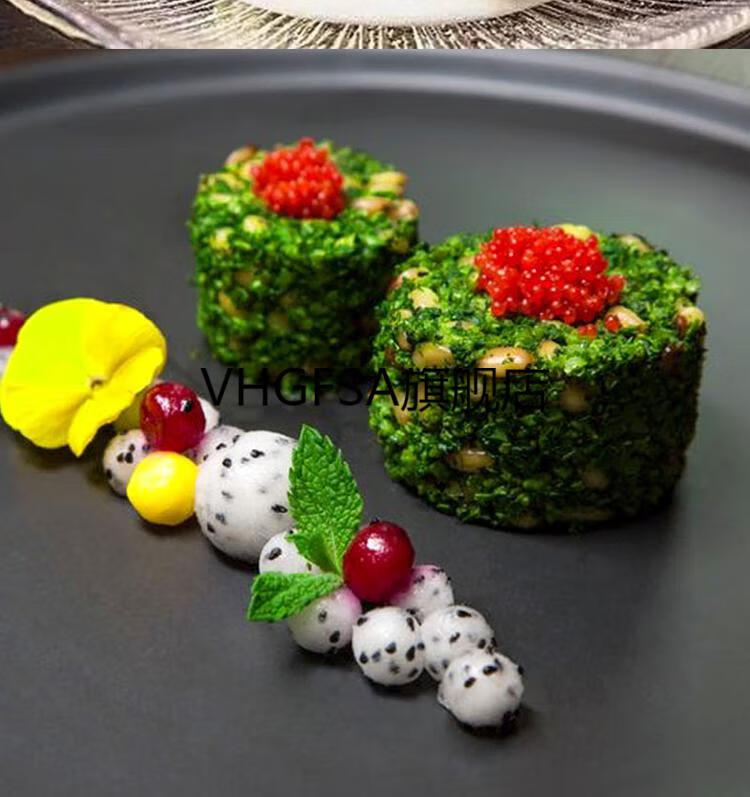 凉菜模具不锈钢圆形菜品三件套厨用工具酒店厨房创意菜摆盘饰造型3