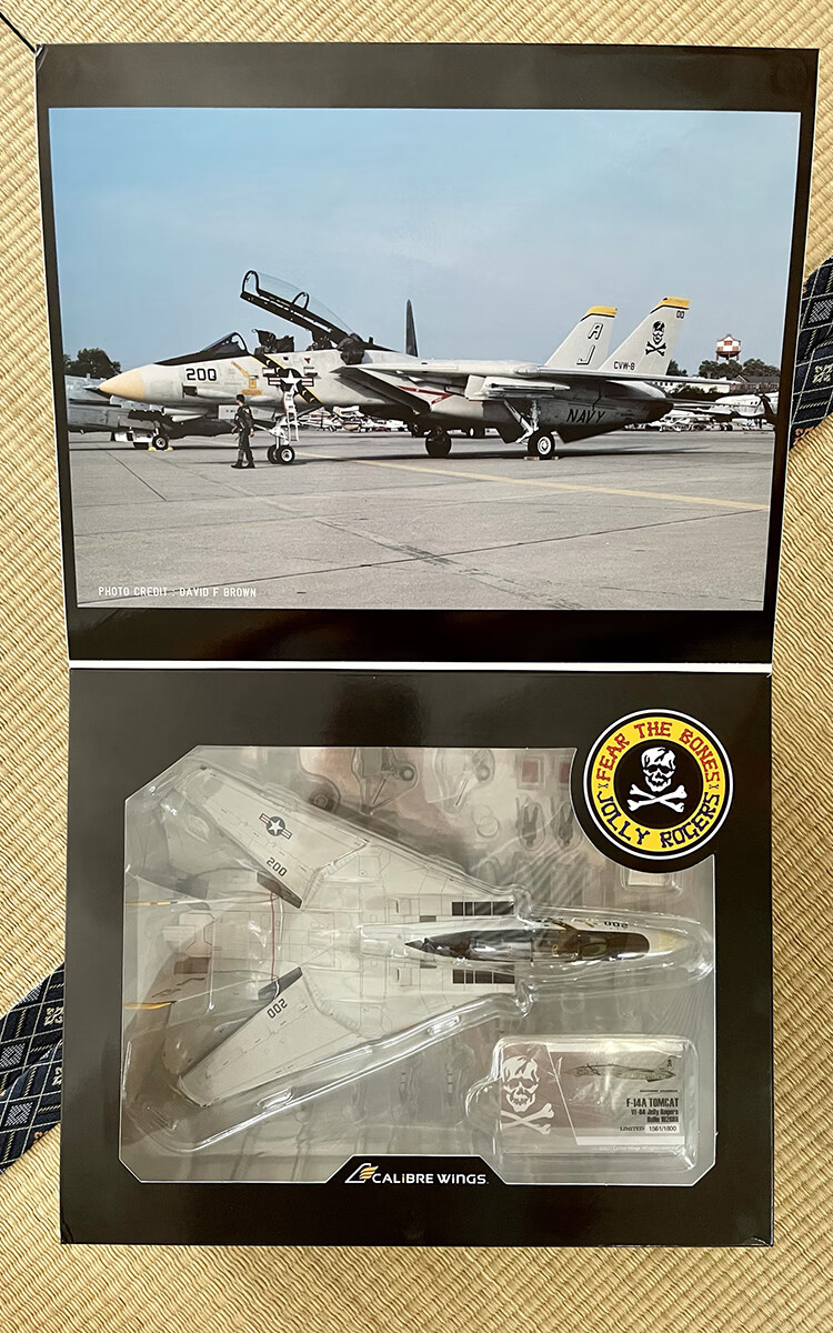 神孩子f14雄貓艦載機模型calibre wings f-14a f14戰鬥機vf-84海盜旗