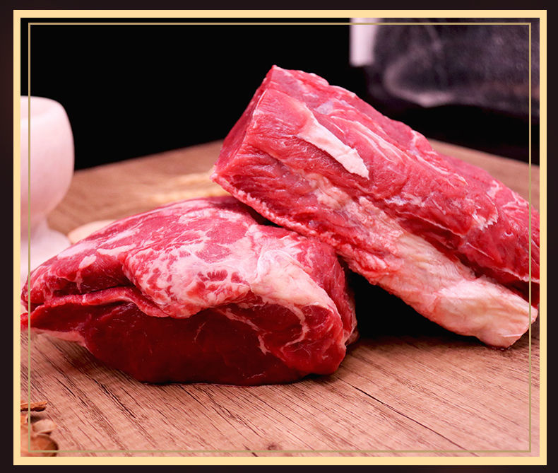 5斤里脊肉牛腿肉牛肉新鲜2斤肉类大块西冷牛排烧烤火锅类炖卤5斤