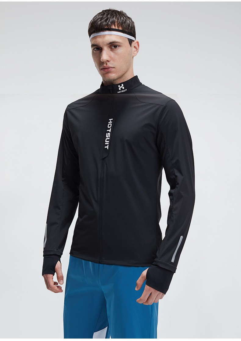 hotsuit后秀 发汗系列 暴汗服套装男 2020春季新款修身防风户外骑行