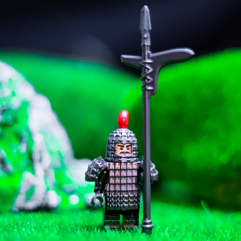 乐·高(le·go)积木国潮玩具大秦帝国秦始皇嬴政人仔第三方古代士兵