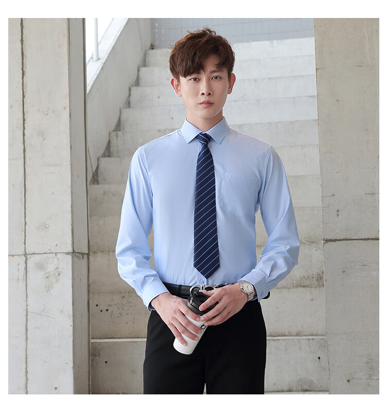 建设银行工作服男女建行衬衣工装中国员工行服衬衫加绒长袖蓝色冬建行