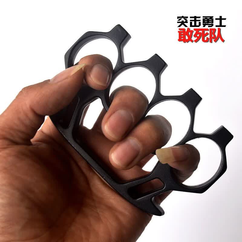 指虎四指敢死队加厚铁手扣拳扣防卫虎指环拳套铁四武术搏击手撑子