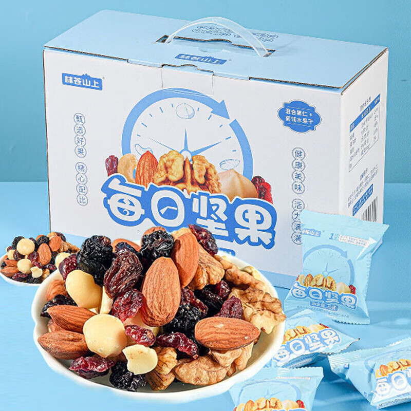 林苍山上每日坚果混合坚果小包装750g袋装孕妇儿童成人营养零食 750克