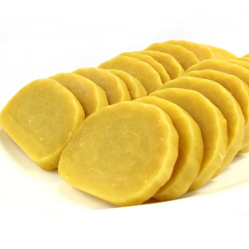 黄元米果黄米粿植物灰汁浙江丽水遂昌特产黄果黄年糕400g4个均码