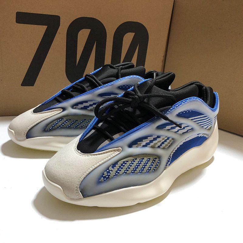 椰子鞋男700出口尾单男断码原单尾货牛货剪标v3运动跑鞋 700v3灰绿(偏