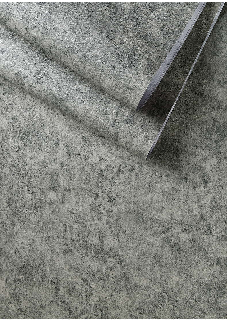 水泥墙贴纸水泥灰墙纸自粘10米防水贴纸背景墙复古工业风做旧墙贴灰色