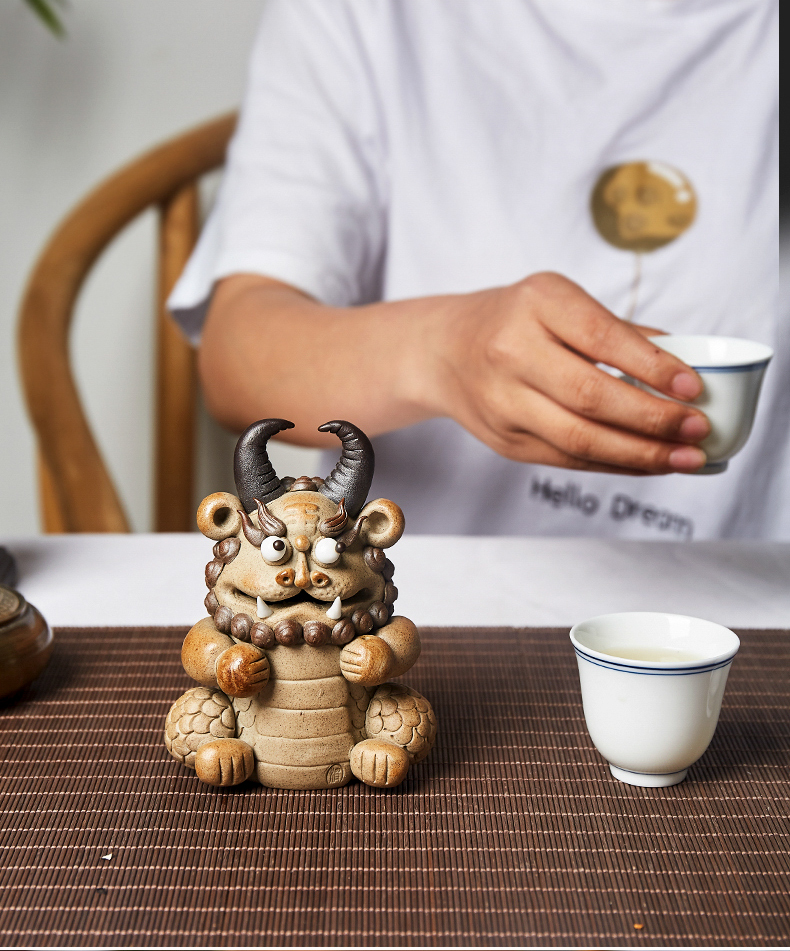 龙生九子摆件龙生九子茶宠摆件精品可养个性创意朋友茶玩茶道茶桌茶台