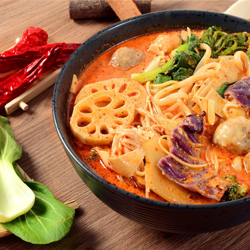 食大能东北麻辣烫 老式黏糊麻辣烫土豆粉速食浓汤底料麻辣烫速食小吃