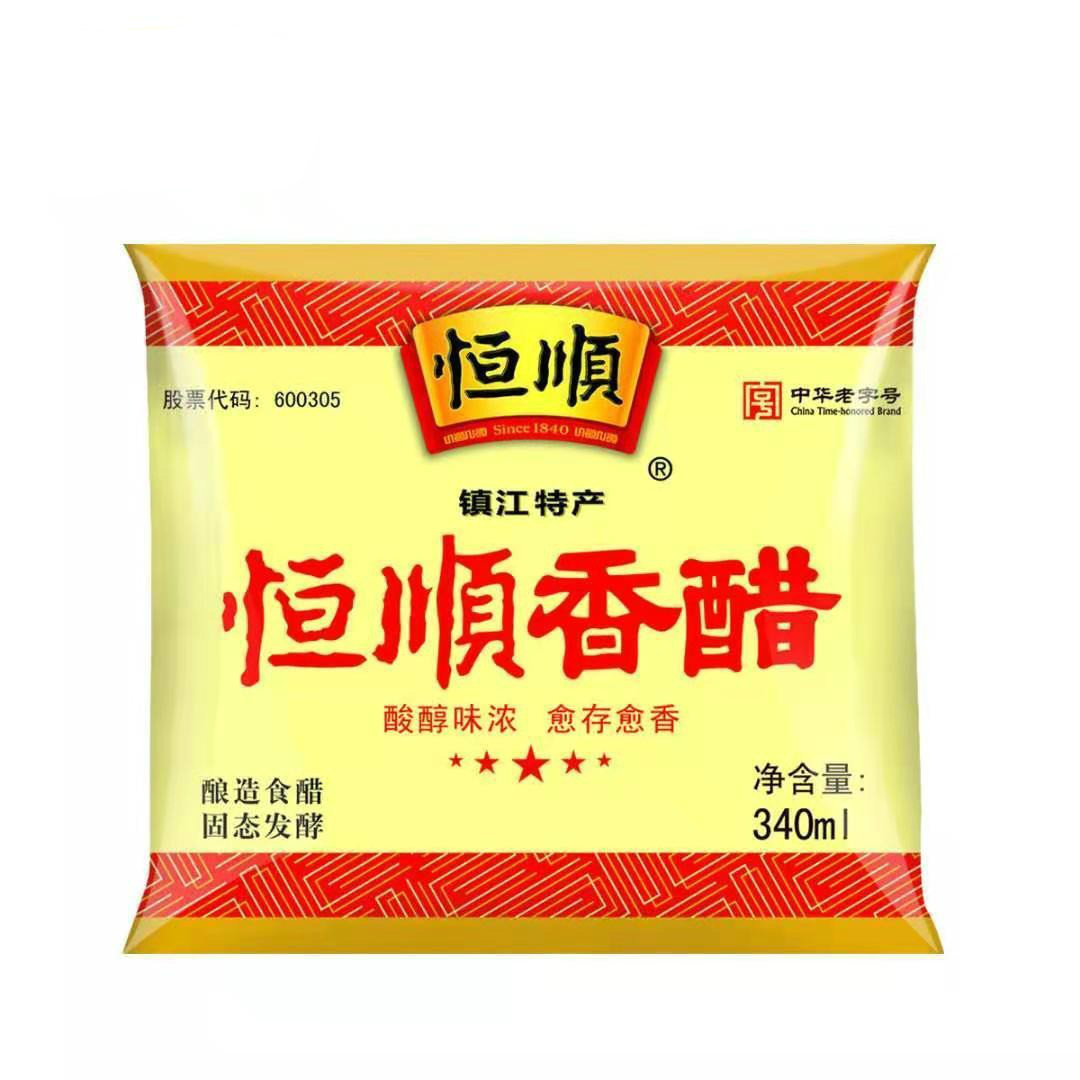 恒顺香醋 袋食堂饭店用醋 340ml*袋 多规格 多镇江恒顺 袋装香醋 一箱
