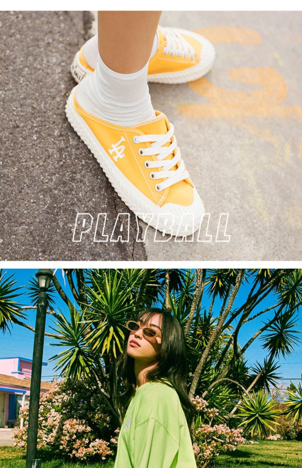 饼干鞋女韩国mlbny洋基队饼干鞋男女帆布鞋泫雅同款增高一脚蹬懒人半