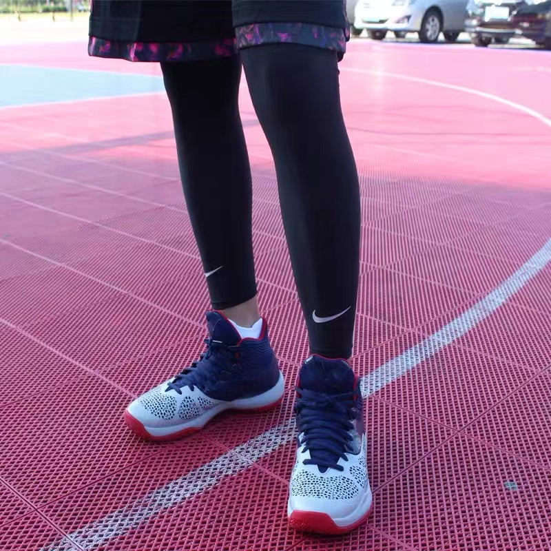 耐·克篮球护腿袜跑步骑行防晒夏季冰丝护膝加长护小腿nba护具男女