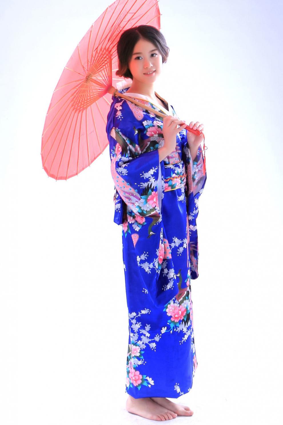 dicify新品和服正装女士传统和服正装摄影动漫表演舞台演出服日式浴衣