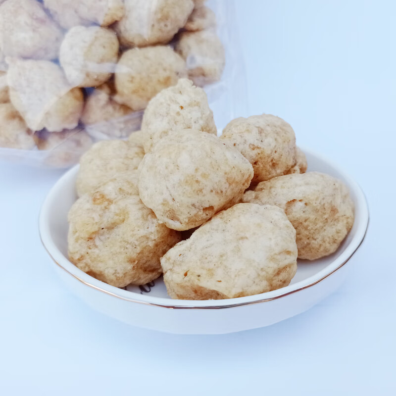 汕尾海陆丰特产 潮汕碣石南塘特产香脆油炸鱼丸零食小吃休闲食品 4
