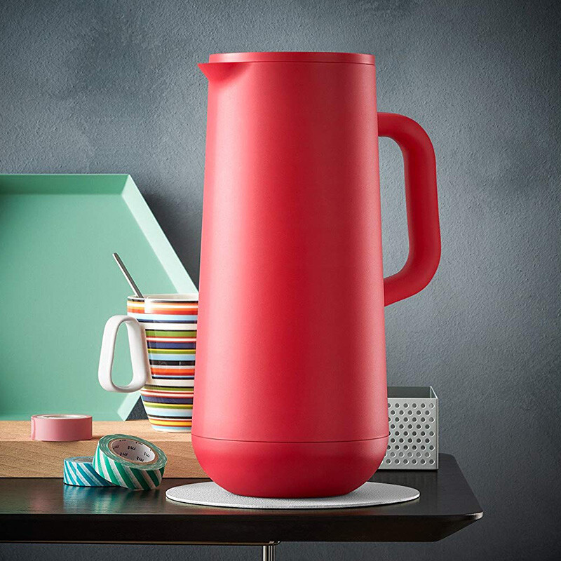 福腾宝(wmf)保温壶家用热水瓶开水壶暖壶 impulse 棕色 按压开盖 矮款